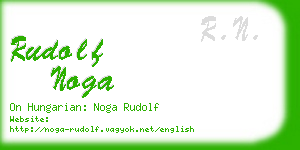 rudolf noga business card